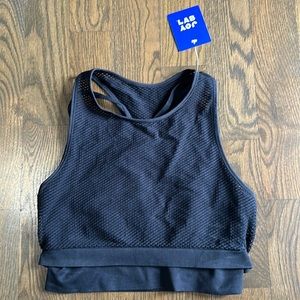 Brand NWT JoyLab high neck double layer seamless sports bra, Size L